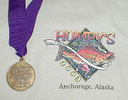 2003 Humpy's Marathon medal and shirt