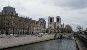 Notre Dame on the Seine River