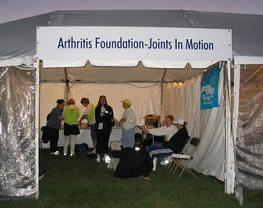 Joints in Motion tent