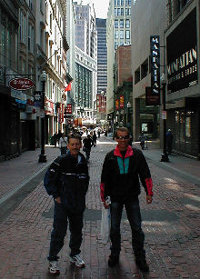 Ken and Keith at Downtown Crossing