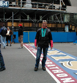 Keith at Finish Line
