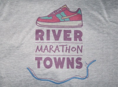 River Towns Marathon race shirt
