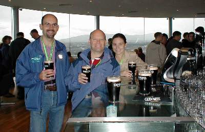 Guinness Storehouse: Ray, Scot, Jill