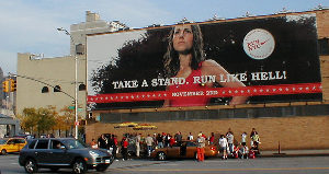 Marathon billboard