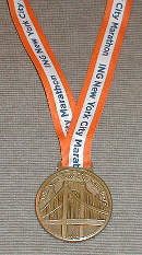 2003 NYC Marathon finisher medal