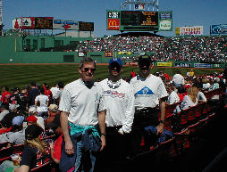 Jerry, Dan and Ray at the ballpark