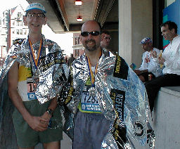 Ray and Dave after finishing
