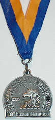 2005 Boston Marathon finishers medal