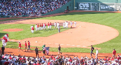 Red Sox win! -- photo by Dave Farren