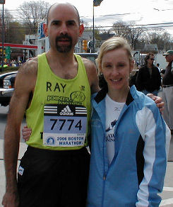 Ray and former coach Amy