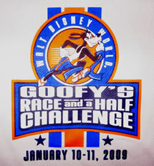 Goofy Challenge race shirt
