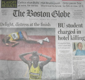 Boston Globe recap