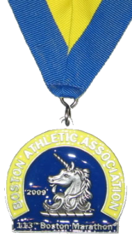 Boston Marathon finisher medal
